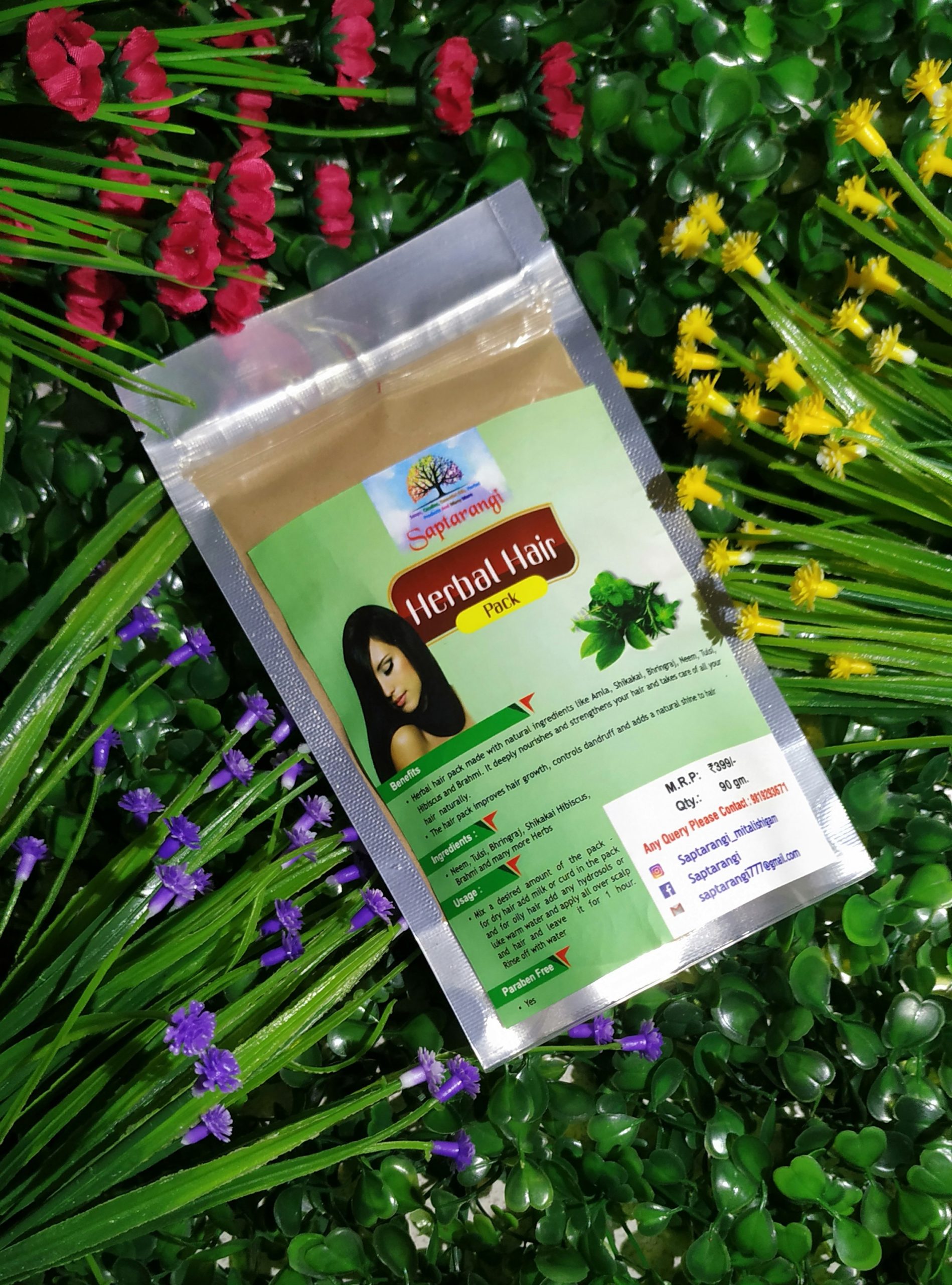 Herbal Hair Pack - Saptarangi